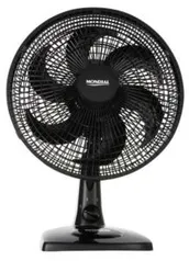 Ventilador de Mesa e Parede Mondial - Black Classic V-37-6P 30cm 3 Velocidades - R$79,90