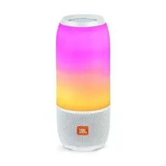 Pulse 3 JBL, 20W com Bluetooth, Auxiliar Bateria de 6.000 mAh Branco - R$799