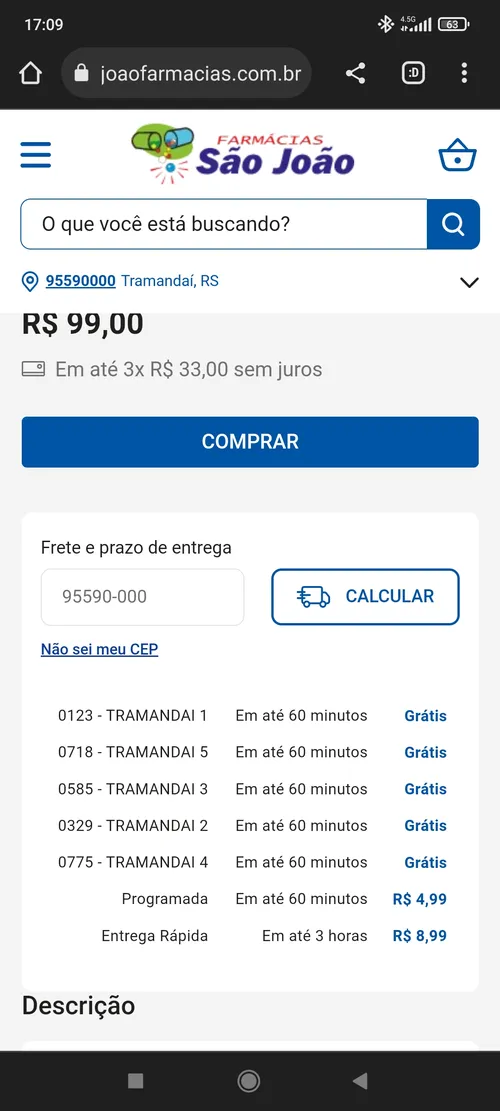 Imagen na descrição da promoção