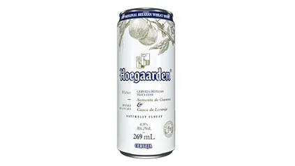 8 Unidades Cerveja Hoegaarden White, Lata com 269Ml 