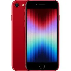 (Ame SC R$ 3693) iPhone SE 3° Geração Apple 256GB IOS 5G  TELA 4,7 CAMERA DUPLA 12Mp Product Red