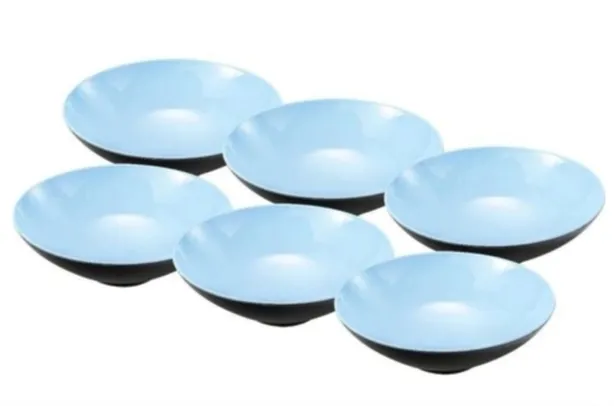 [AME R$11,39] Conjunto Lyor Classic Bowls 6 Azul