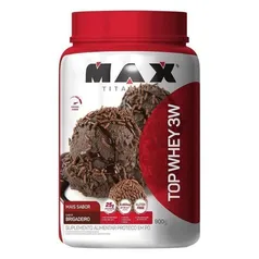 [MagaluPay] Top Whey Protein 3W Mais Sabor Brigadeiro 900 g - Max Titanium