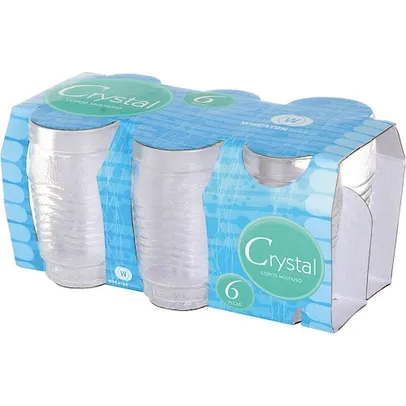 Conjunto 6 Copos Multiuso 300ml Wheaton Crystal