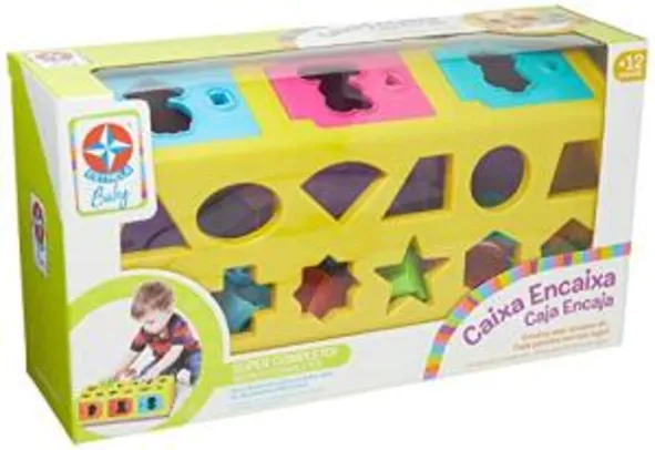 [Prime] Brinquedo Educativo Caixa-Encaixa - Estrela Baby | R$ 72