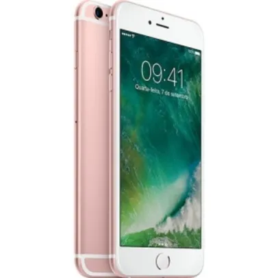 iPhone 6s 128GB Rosê Desbloqueado iOS9 3G/4G por R$3.059
