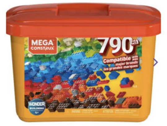 Blocos de Montar - Mega Construx - 790 Peças | R$90