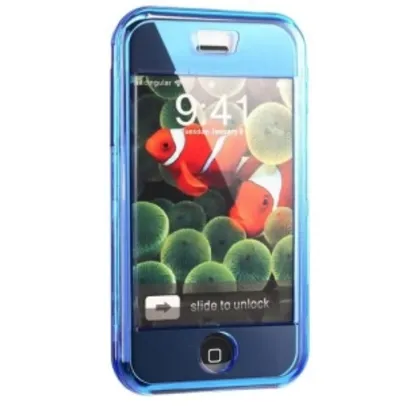 Capa De Acrílico Para Ipod Touch - Azul por R$1