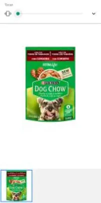 [Cliente ouro] Leve 6 pague 4 - Ração úmida para cachorro adulto sachê dog Chow Extra Life Cordeiro 100g - R$1,37