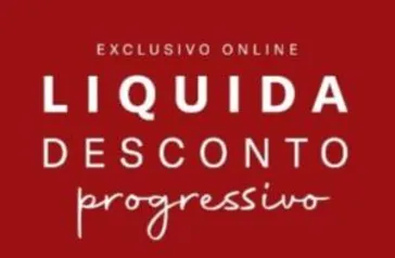 Desconto progressivo Outlet Hering até 60%