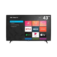 Smart TV 43 AOC Roku Full HD 3 HDMI 1 USB 43S5195/78G