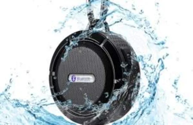 [Peixe Urbano] Caixa de Som Acústica Bluetooth C6 À Prova D'água – Preto, Verde ou Branco em até 12x. Frete Grátis! por R$ 100