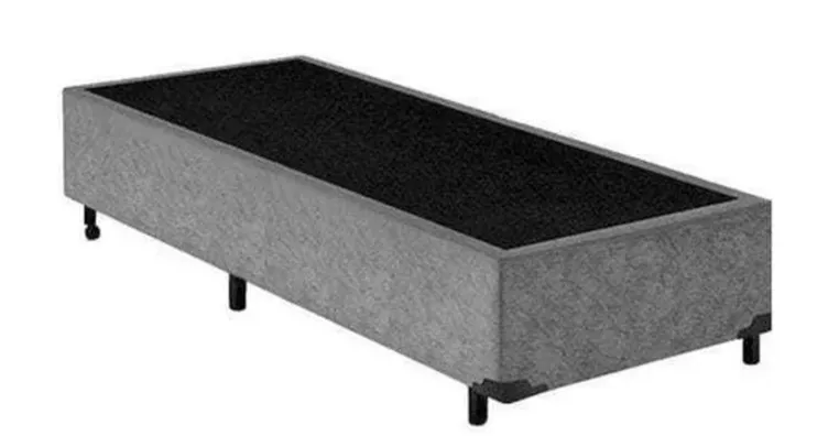 Base Cama Solteiro Suede