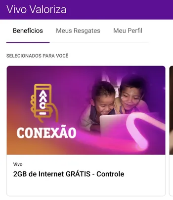 2GB de Internet - Vivo Controle