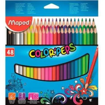 Lápis De Cor Maped 48 Cores | R$40