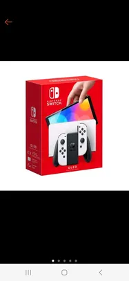 [LIVE SHOPEE] Console Nintendo Oled - Branco