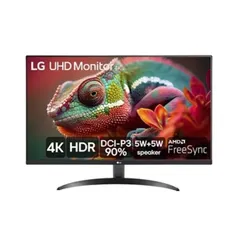 Monitor 4K UHD 32'' LG 32UR500-B | AMD Freesync, HDMI, Preto, 60Hz