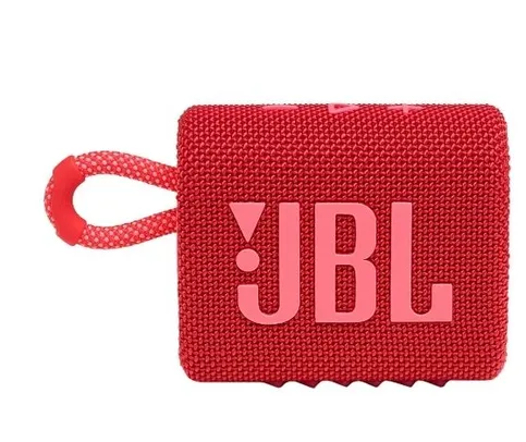 Caixa Bluetooth conexão Bluetooth JBL GO 3 Vermelha | R$199