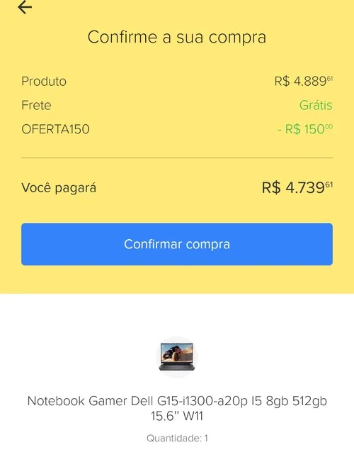 Imagen na descrição da promoção