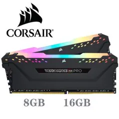 Memória Corsair Vengeance RGB PRO, 16gb (2X8GB) 3200MHz | R$510