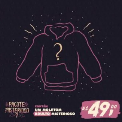 MOLETOM SURPRESA UNISSEX - NERD UNIVERSE R$ 49