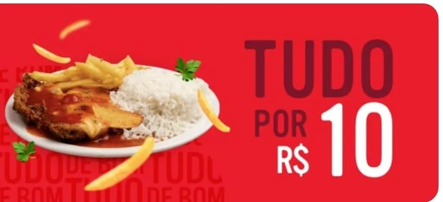 Ifood tudo por $10 (USUÁRIOS SELECIONADOS)