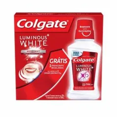 2 Unidades Kit Creme Dental Branqueador Colgate Luminous Brilliant White