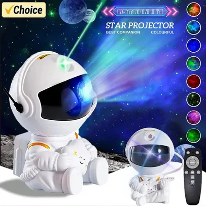 [Imposto Incluso] Galaxy e Star Astronaut Projetor, LED Night Light