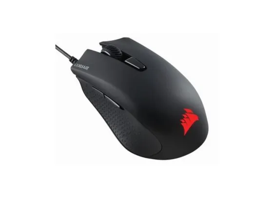 Mouse Gamer Corsair Harpoon com fio PRO RGB, 6 Botões, 12000DPI, Preto