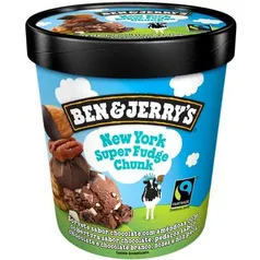 Sorvete de Pote Ben & Jerrys New York Super Fudge Chunk 458 ml