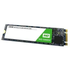 SSD WD Green M.2 2280 120GB Leituras: 545MB/s - WDS120G2G0B - R$130