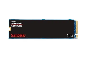 SSD Sandisk Plus - 1TB, NVMe, M.2 2280, Leitura até 3200MB/s, Gravação até 2500MB/s