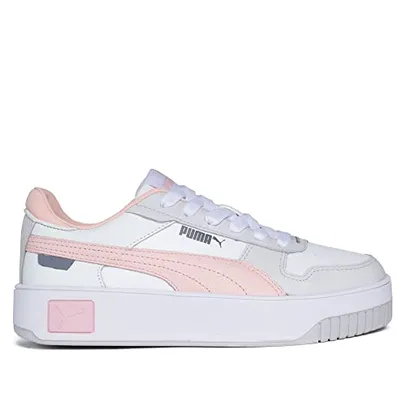 Tênis Feminino Puma Carina Street BDP Branco/rosa