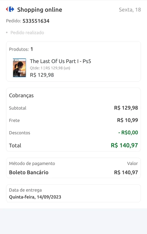 Imagen na descrição da promoção