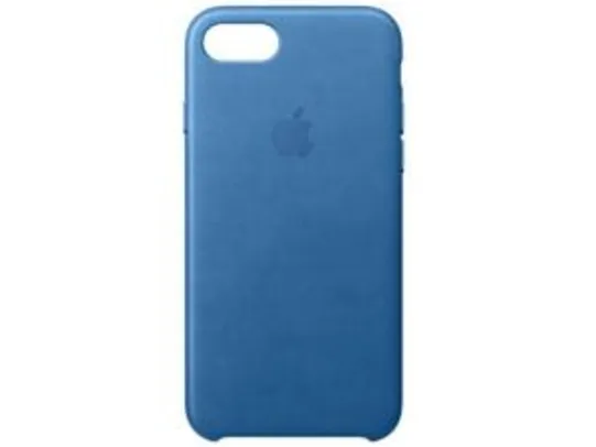 [APP] Capa de couro para iPhone 8/7 (Azul Mar)