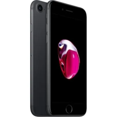 iPhone 7 32GB Preto Matte Tela 4.7" iOS 10 4G Câmera 12MP - Apple por R$ 3079