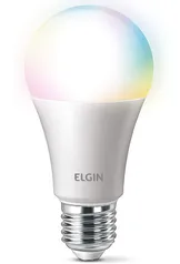 [PRIME] Smart Lâmpada Led Colors, 10w Bivolt Wi-FI - Elgin, compatível com Alexa | R$ 60