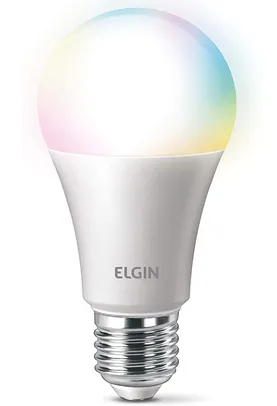 [PRIME] Smart Lâmpada Led Colors, 10w Bivolt Wi-FI - Elgin, compatível com Alexa | R$ 60