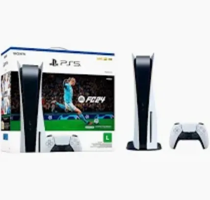 Playstation 5 825gb com leitor + EA sports FC 24