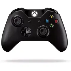 (R$218 AME) Controle Xbox One sem fio Preto