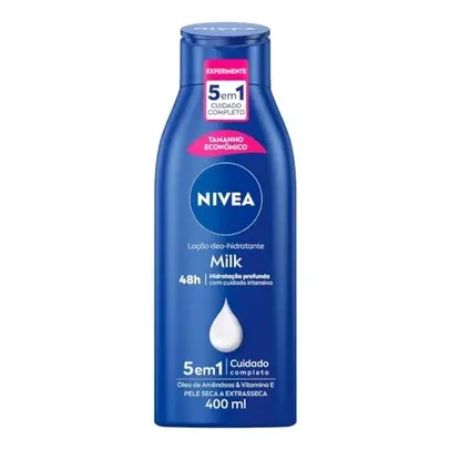 [+ por - R$11,11] NIVEA Hidratante Milk Pele Seca - 400ml