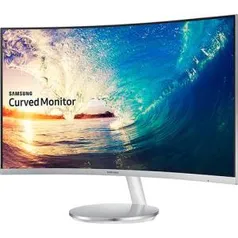 Monitor LED 27" Samsung LC27F591FDLXZD Full HD Curvo com Speaker Branco | R$1.170