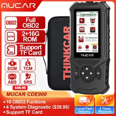 Ferramenta de Scanner Automotivo MUCAR CDE900 Obd2