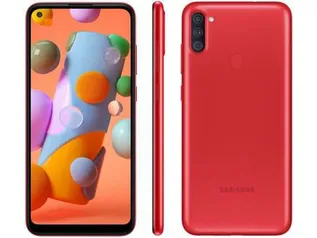 [APP + CLIENTE OURO] Smartphone Samsung Galaxy A11 64GB Vermelho 4G | R$831