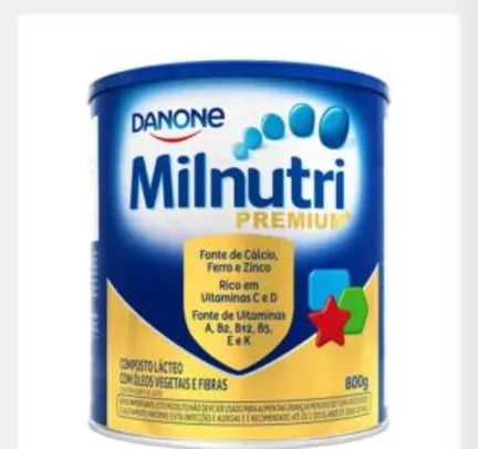 Saindo por R$ 30: Milnutri Danone 800g + Composto Lácteo Milnutri Profutura 400g (brinde) R$ 30 | Pelando
