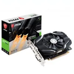 Placa de Vídeo MSI NVIDIA GeForce GTX 1050 TI 4G OCV1, 4GB, GDDR5 - GeForce GTX 1050 Ti 4G OCV1 R$1000