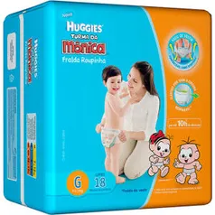 Fralda Roupinha Huggies Turma Da Mônica Jumbo G 18 Unidades R$ 10