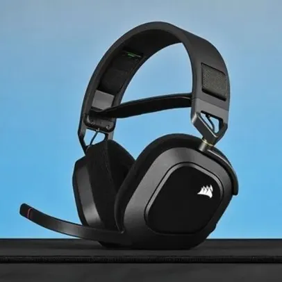 Headset Gamer Sem Fio Corsair HS80 Premium, RGB, Surround, Dolby Atmos, Wireless, Drivers 50mm, Preto - CA-9011235-NA