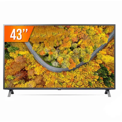 Smart TV LED 43 Ultra HD 4K LG 43UP751C0SF. BWZ ThinQ ai 2 hdmi 1 USB Wi-Fi Bluetooth