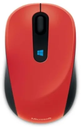 Mouse Sem Fio Microsoft Sculpt Mobile 43U-00031 I Vermelho, Botão Windows, Rolagem Em 4 Direções por R$ 75